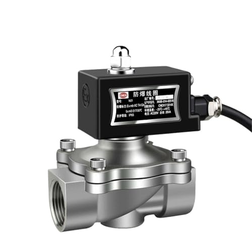 Électrovanne gaz inox 304 haute pression 3/8 DN10 solénoïde robuste 240VAC - 2