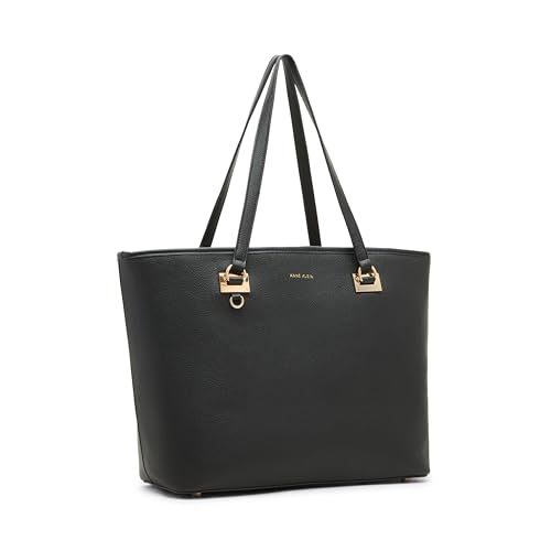 Image of Anne Klein Womens Work Tote with Pouch, Black