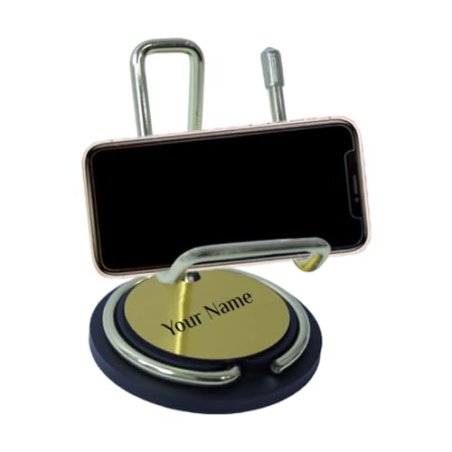Giftana Personalized Mobile Stand Holder with Name, Customized Mo...