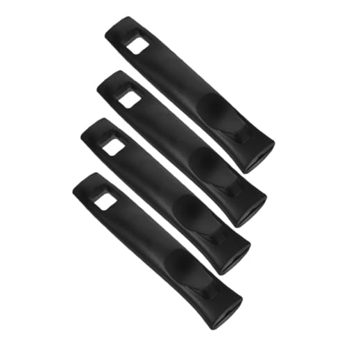 TOPBATHY 4 Piezas Mangos Ajustables para Utensilios de Cocina Antideslizantes y Resistentes al Calor Compatible con Ollas y Sartenes Color Negro