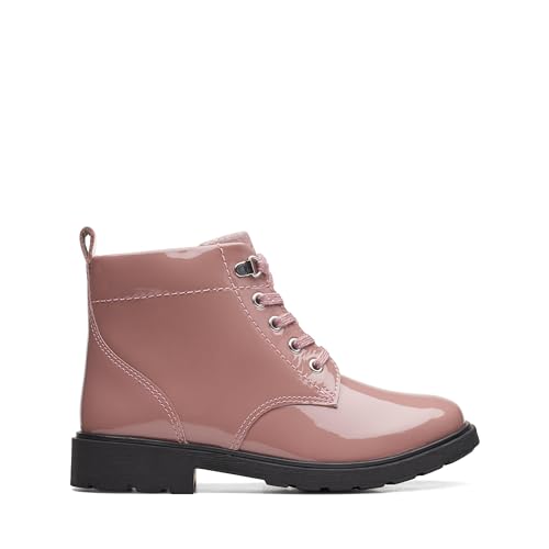 Clarks Baby-Mädchen Astrol Lace K. Ankle Boot, Pink Pat, 26 EU