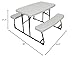 Stansport Compact Kids Picnic Table (G-940), White