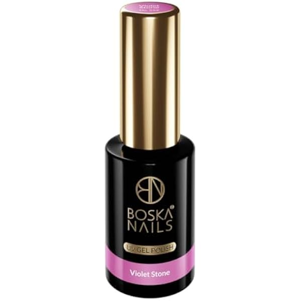 Divine Nails Violet Stone № 552 Гибридный лак для ногтей 10 мл, мягкий пастельный фиолетовый, UV/LED, для индивидуального маникюра и креативного нейл-арта