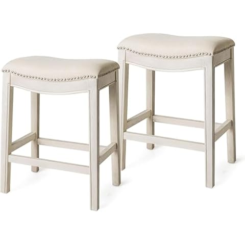 Maven Lane Adrien Saddle Counter Stools Set Cover