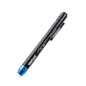 Weltool M6-BL EMS Medical Penlight Soft Light with Pupil Gauge for ENT Doctor Nurse EMT Emergency Pocket Inspection Torch with Clip