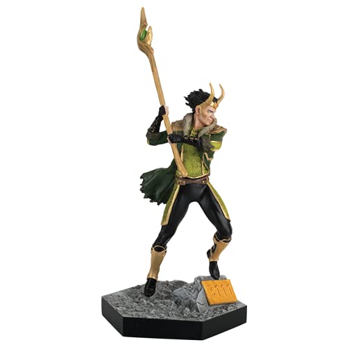 Eaglemoss Figura Loki Pose De Batalla Escala 1:18, MMFUK070