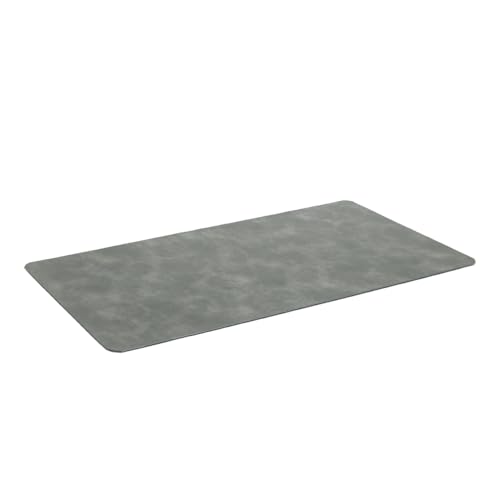 Zeller 11288 - Vade de escritorio (piel sintética), color gris