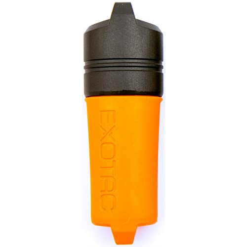 Exotac Men's Firesleeve Waterproof Lighter Holder - Orange, Medium