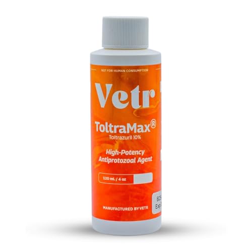 Toltrazuril 10.0% for Horses, Dogs, Cats,120mL/4 Ounce, for Non-Food Chain Animals, Alfalfa