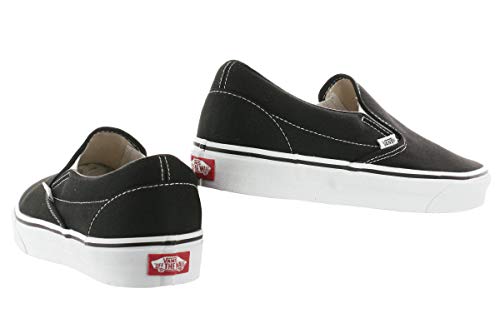 Vans Vans Unisex Classic (Checkerboard) Slip-On Skate Shoe (6 D(M) US, Black)