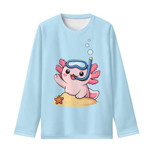 Image of Girls Long Sleeve T Shirt Cute Cartoon Crewneck Shirt for Kids 3-16Y Fall Winter Clothes