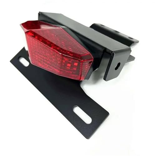 BTCTLPLMKK For KLX 230 230R 2020 2021 2022 リアテールタイディ ナンバープレートホルダー フェンダーエリミネーターキット バイク用 ナンバープレートステー(Red Holder)