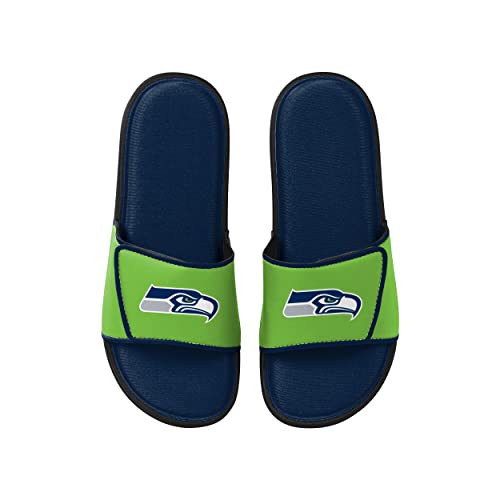 FOCO Seattle Seahawks NFL Mens Foam Sport Slide - XL4
