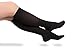 2 Pair EvoNation Women's USA Made Travel Graduated Compression Socks 8-15 mmHg Mild Pressure Medical Quality Ladies Knee High Support Stockings Hose - Best Comfort Fit, Circulation (Large, Black)