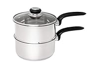 Wiltshire Classic Steamer Set Glass Lid, 18 cm Diameter, Stainless Steel (23-42300)