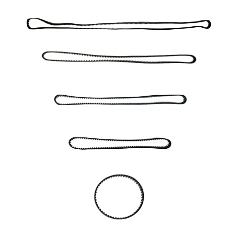 QWORK GT2 6mm Closed Loop Rubber Belt Cover
