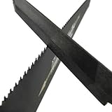 BlesConi Sägefeile Handhabe zum Schärfen und Richten Diamantförmige Feilen für Zähne 150mm/200mm