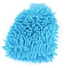 U.S.TRADERS Multipurpose Double Sided Microfiber Wash Mitt Gloves for House, Car Glass LCD Cleaning (Multicolour), Set of 1