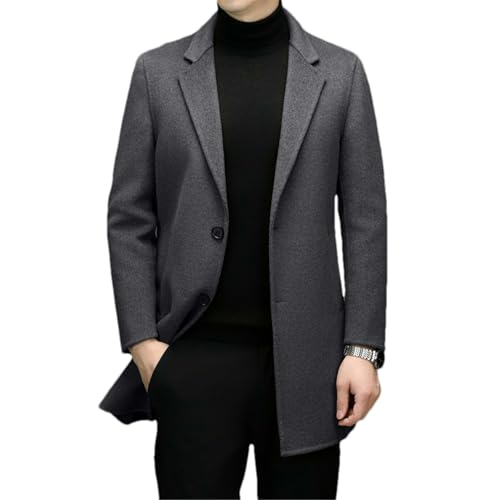 Manteau d'hiver en laine homme chaud contre le froid hivernal