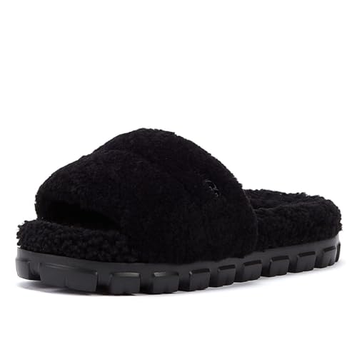 UGG Damen COZETTA Curly Slippers, Schwarz , 37 EU