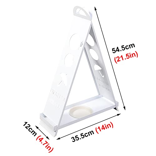 Support de rangement pour parapluies et bâtons de randonnée en métal - 3
