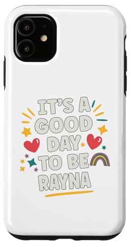 Rayna Personalized Retro Girls Custom Rayna Name Carcasa para iPhone 11