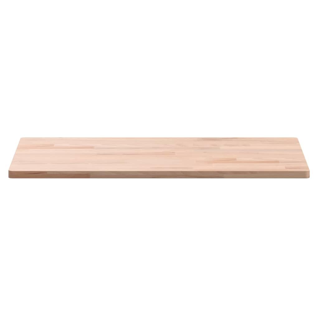 Piano da tavolo in legno massiccio di faggio, 60 x 40 x 1,5 cm, rettangolare, per mobili, accessori fai da te, piano di lavoro di ricambio per ufficio, cucina, casa e artigianato