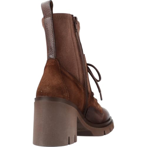 Hispanitas Para Mujer. HI254281 Botines De Piel Zurich Rock MarróN (36), 5 A 8Cm, Cremallera, Casual - 3