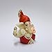 Gold Art India Polyresin Lord Ganesha Idol for Car Dashboard, Home, Office Ganpati Statue for Mandir Decor Handcrafted Ganesh Murti (2 x 2.5 inch, Red & Orange)