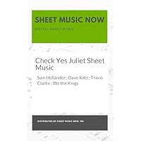 Check Yes Juliet Sheet Music
