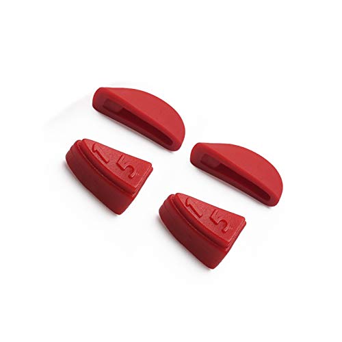 Image of Replacement Rubber Kits Nose Pieces & Earsocks for Oakley Romeo 2 - Red