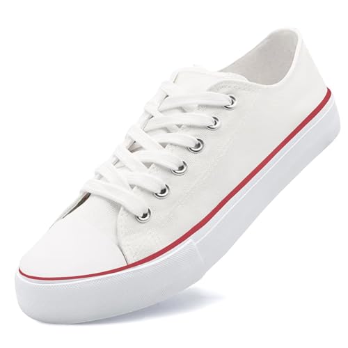 Image of Unisex Low Top Lace Up Casual Canvas Shoes for Women and Men, Comfortable Lightweight Classic Fashion Sneakers Popular 2026, Zapatillas Casual De Lona De Moda para Hombre Y Mujer