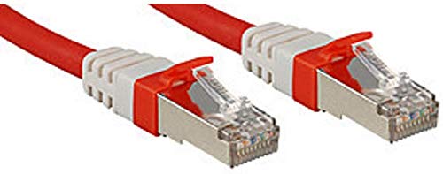 Lindy Cavo Di Rete Patch Cat.6(A) Sstp - S/Ftp Pimf 10 Gbit Privo Di Alogeni, Rosso, 20M
