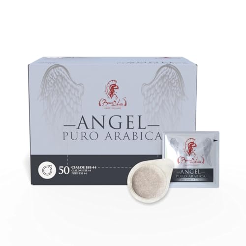 BOCCA DELLA VERITA - Caja de 50 Cápsulas E.S.E. Sabor ANGEL Arabica 100%, Cápsulas Compatibles con Cafetera E.S.E. dm 44mm