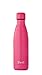 S'well Vacuum Insulated Stainless Steel Water Bottle, Double Wall, 17 oz, Bikini Pink with Matching Cap