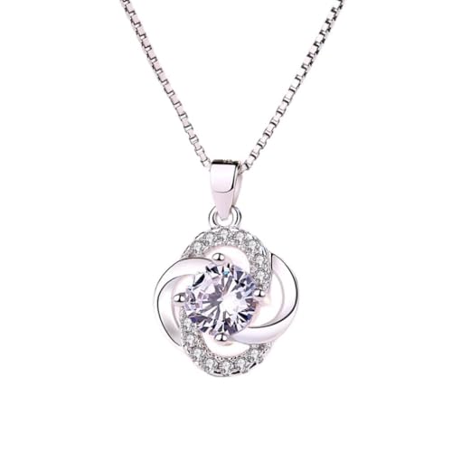 Collier fleurs violettes en argent 925 pour illuminer vos tenues quotidiennes