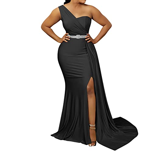 Robe de bal longue chic sexy fendue pour cocktail et tenue de soirée