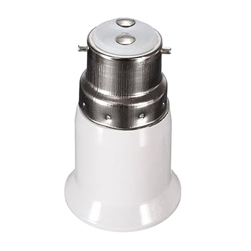 1 Pc/5 Pièces B22 À E27 Convertisseur-adaptateur De Douille De Lampe Convertisseurs De Base D'ampoule Baïonnettes À Vis Adaptateur Ensemble Convertisseurs De Base D'ampoule