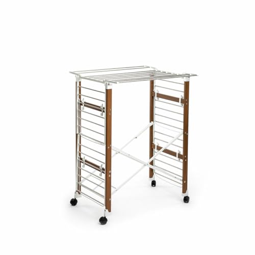 Séchoir linge vertical pliable pour optimiser l'espace des petits logements - 8