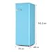 Klarstein Irene XL - Refrigerador 242 L, Regulable no gradual de 0...