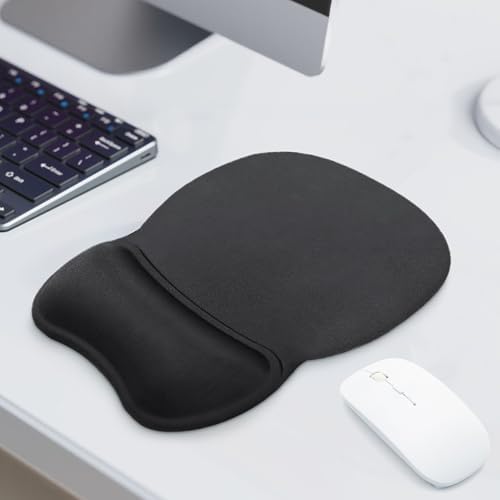 Mouse pad ergonômico com suporte de pulso de gel, mouse confortáv...