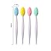 Doromy 18 Pack Silicone Exfoliating Lip Brush Exfoliator Soft Double-Sided Lip Brushes Lip Scrub Soft Cleaning Nose Brush Beauty Tool for Smoother Skin and Fuller Lip Appearance