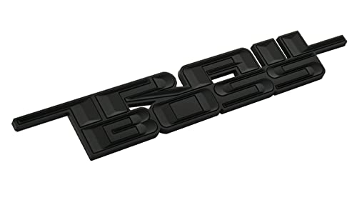 Image of 2pcs 2019-2021 Trail Boss Emblems 3D Badge Side Nameplate Decal Replacement for Chevy Silverado 1500 HD 2500 HD (Matte Black)