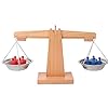 1 St Houten Balans Speelgoed Houten Schaal Met Gewichten Wiskunde Onderwijshulp Educatief Speelgoed Kid Wiskunde…