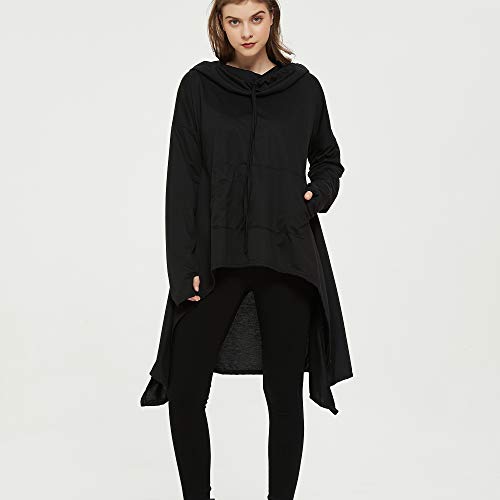 S.CHARMA Womens Sweatshirt Dress, Irregular Long Sleeve Pullover Jumper Ladies Casual High Collar Hoodie Dresses Dark Grey steampunk buy now online S.CHARMA Womens Sweatshirt Dress, Irregular Long Sleeve Pullover Jumper Ladies Casual High Collar Hoodie Dresses Dark Grey steampunk buy now online
