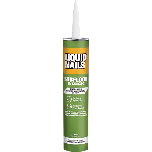 Liquid Nails LN902 VOC 10-Ounce Subfloors and Construction A...