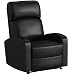 Astan Hogar Sillón Relax con Reclinación Manual, Negro, Talla Única