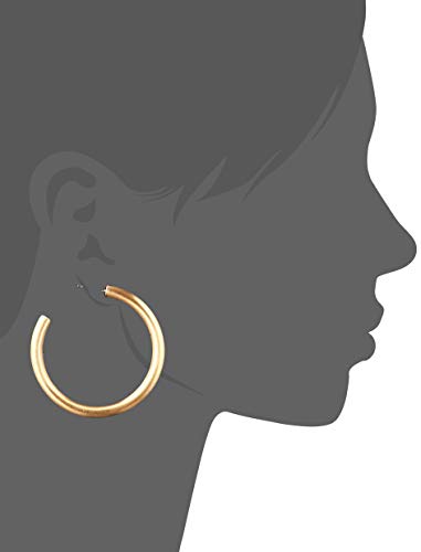 Lucky Brand Women's Gold Large Tubular Hoop Earrings, One Size2
