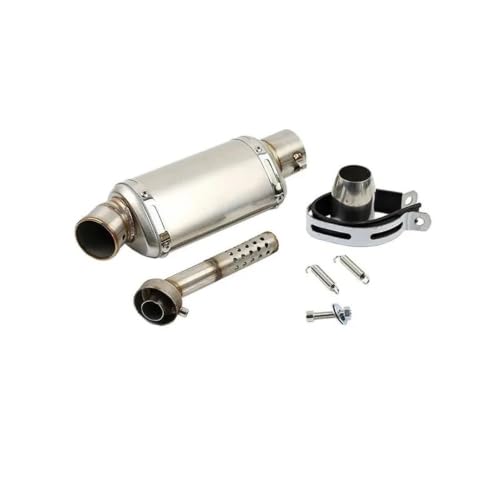 Silencieux d'échappement 51mm en acier inoxydable durable pour moto Fz6 et scooter PCX