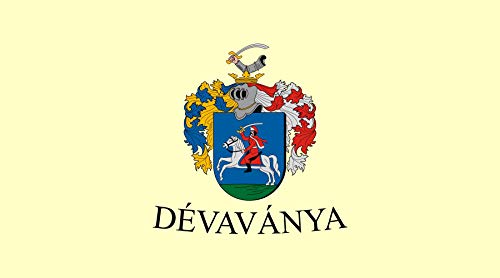 Drapeau Large Dévaványa format paysage pour mât extérieur - 2